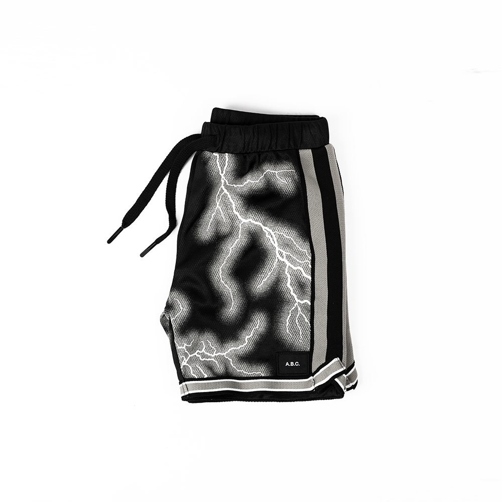 A.B.C. QUIET STORM SHORTS (BLACK/GREY)